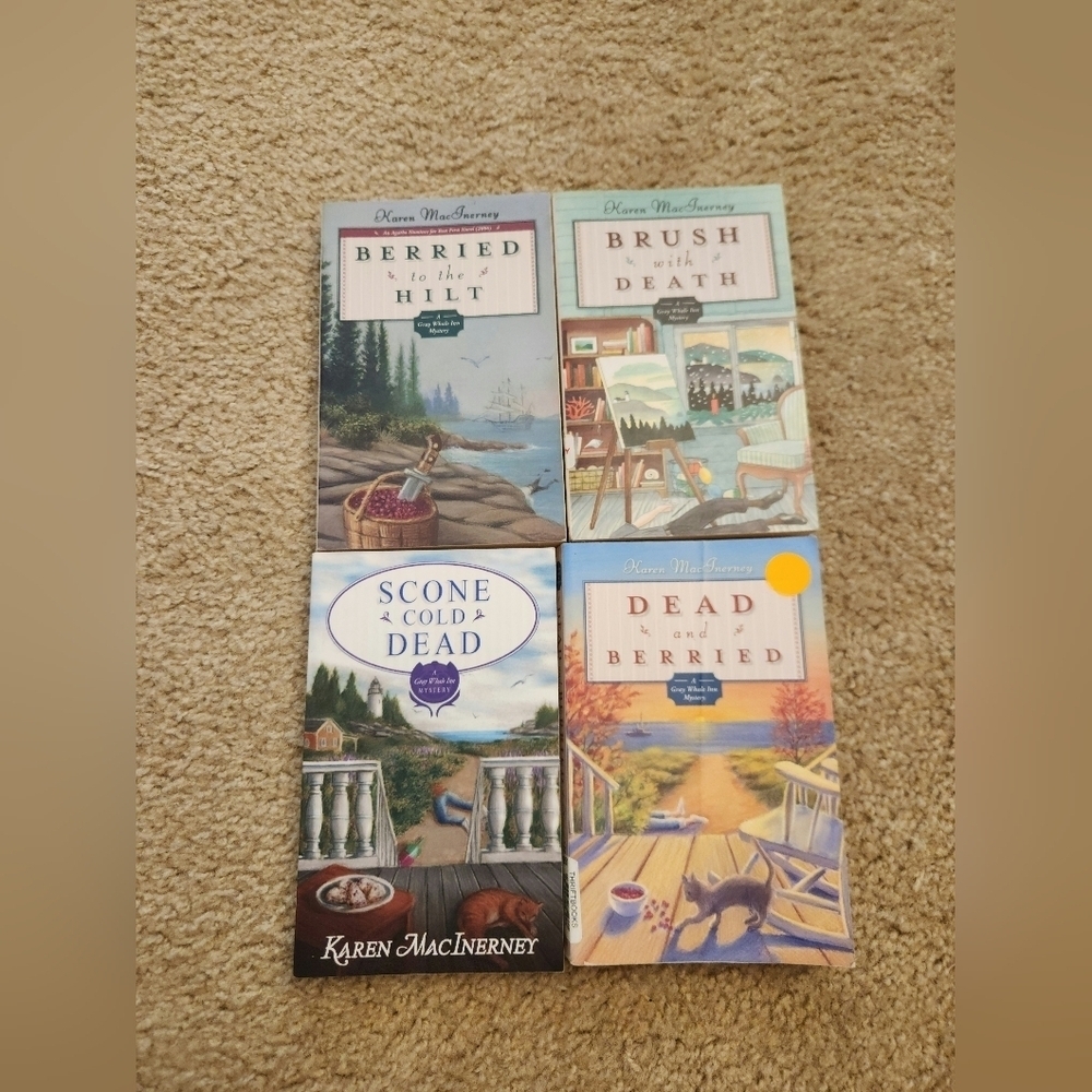 Gray Whale Inn Mystery" series by Karen MacInerneyβ Set Of 4